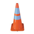 18" High Visibility PVC Reboundable Safety Cone